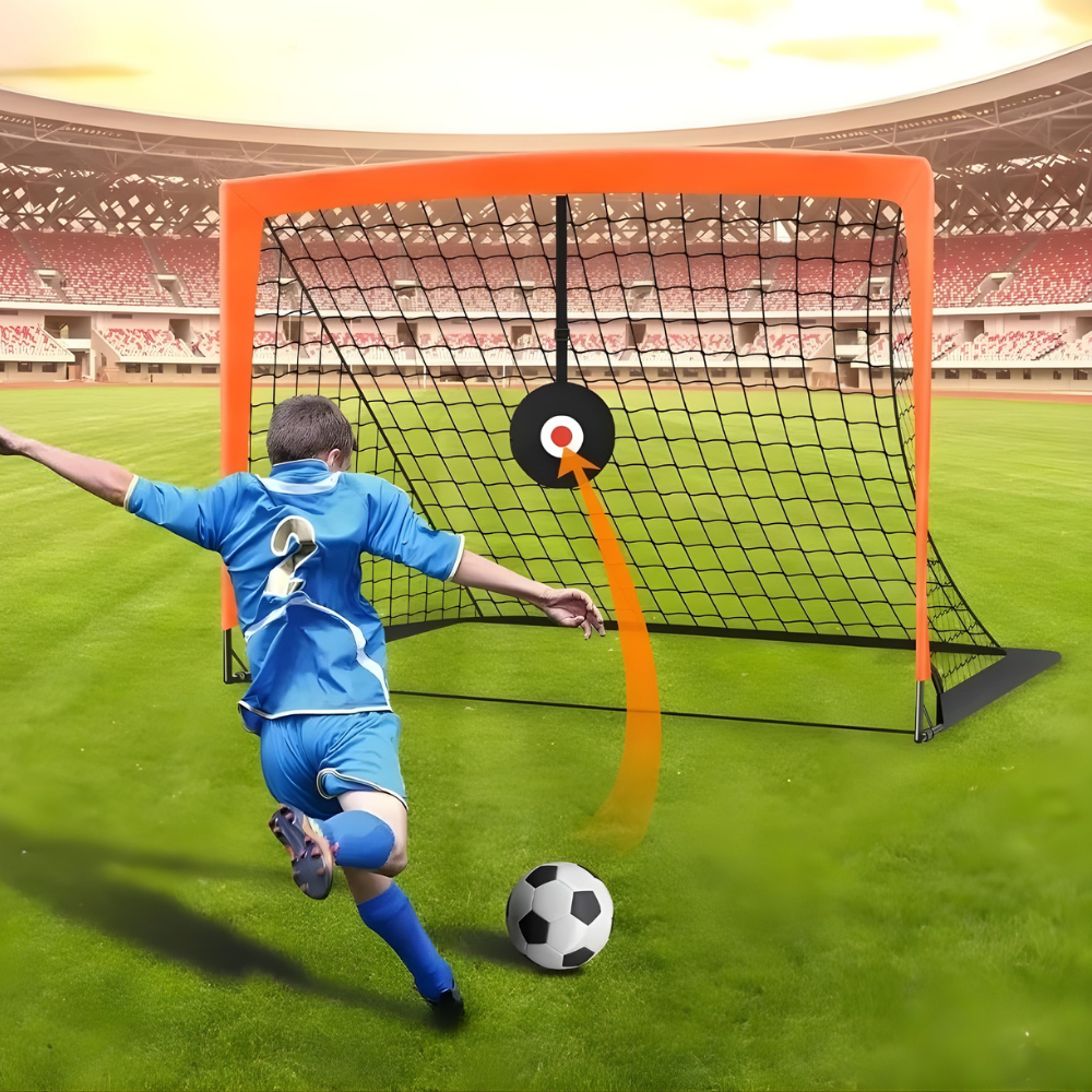 Set portabil pentru antrenament fotbal copii, pentru exterior