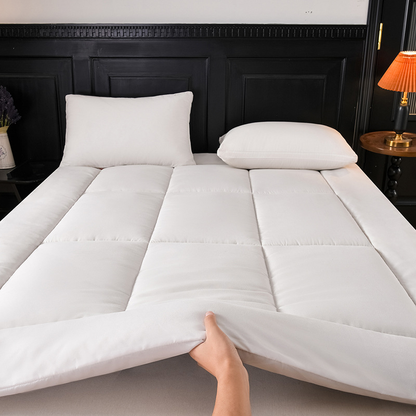 Cubierta de Cama con Bolsillo Profundo y Colchón Adicional con Almohadilla Superior