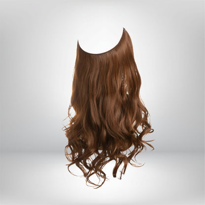 Hair Extensions Natural Wavy Human Hair Clip-In Long Volume Set