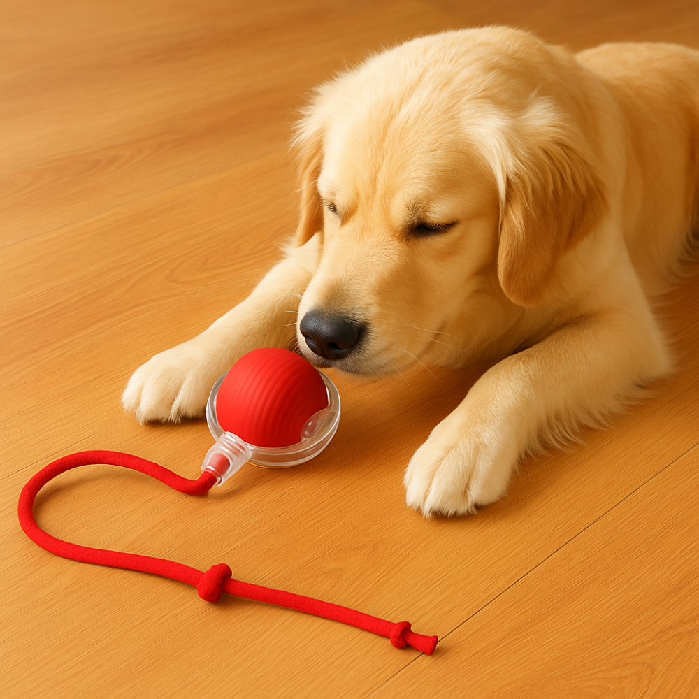 Interactive Dog Toy Durable Mental Stimulation Chew Ball - Image 1