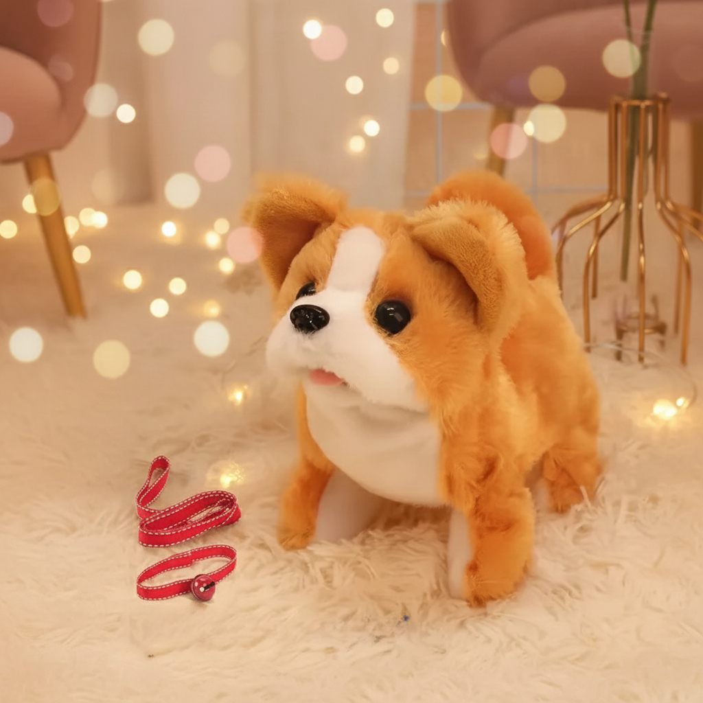 Interactive Dog Toy Robotic Plush Puppy Walking Arcade - Image 3