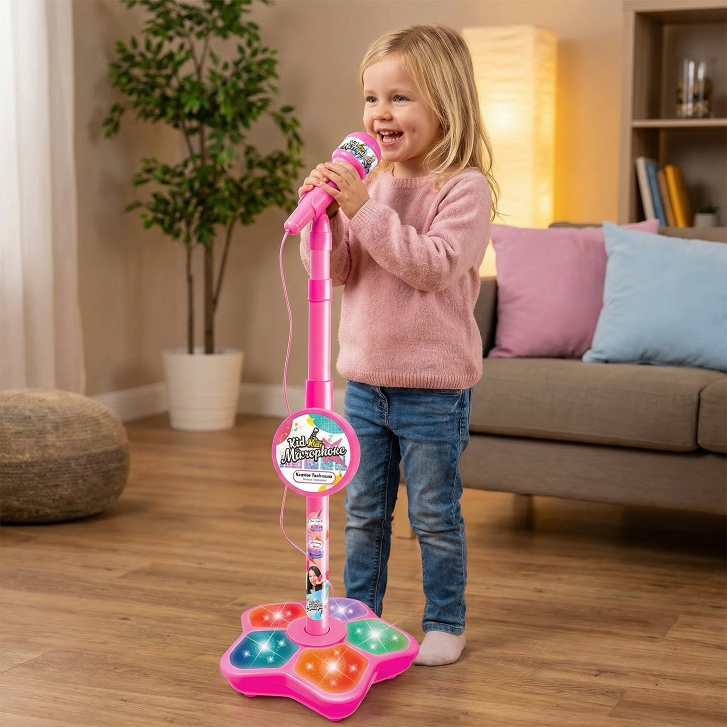 Karaoke Microphone Kids Machine Toy Set - Image 1