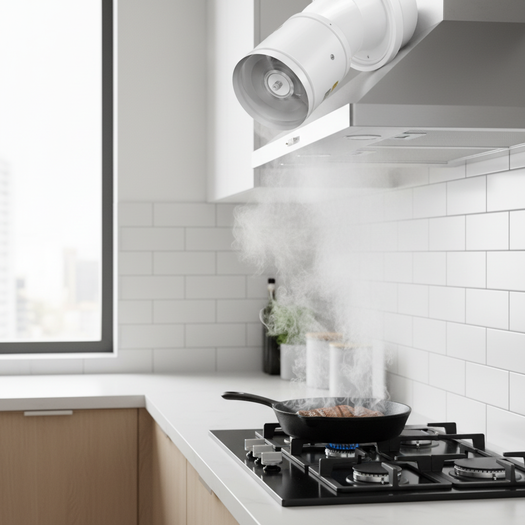 Kitchen Exhaust Fan Ventilation Compact Design - Image 2