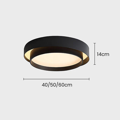 Nordische runde LED-Deckenleuchte | Modernes minimalistisches Design