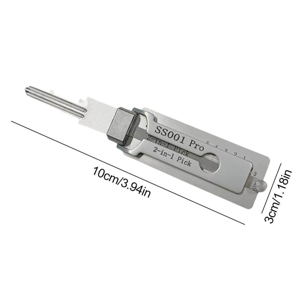 Lock Picking Tool Locksmith Pick Key Decoder - Image 2