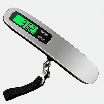Bilancia Digitale Valigia Portatile Display LCD Cinghia Pesatura Bagagli