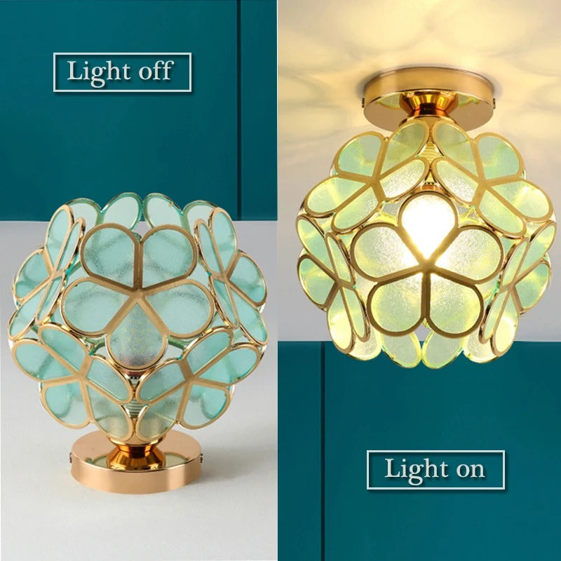 Lampada da soffitto Nordic Petal per corridoio | Luce elegante per corridoio e camera da letto