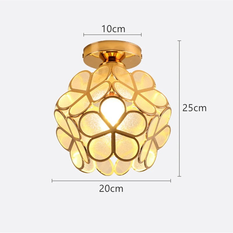 Lampada da soffitto Nordic Petal per corridoio | Luce elegante per corridoio e camera da letto