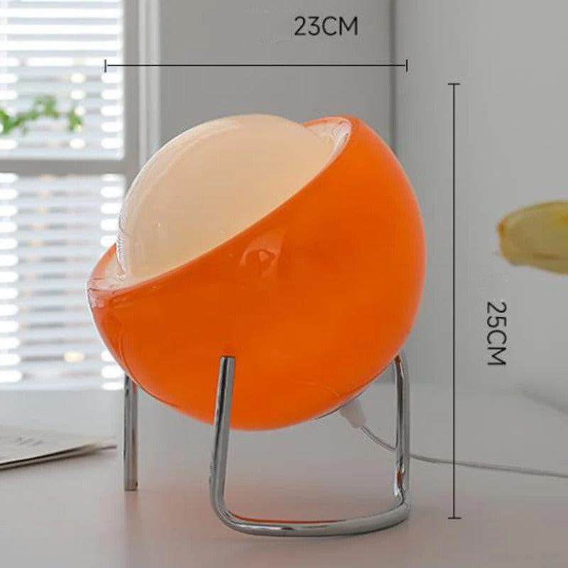 Candeeiro de Mesa em Vidro Bauhaus | Design Nórdico Retro