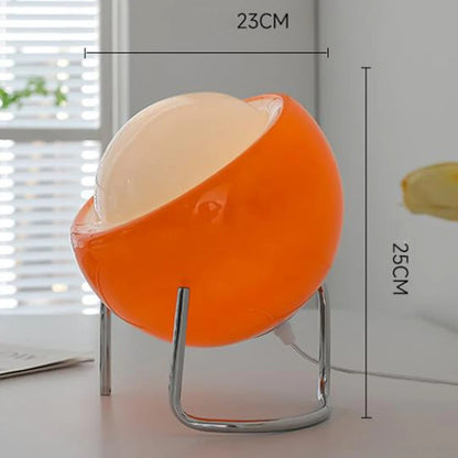 Candeeiro de Mesa em Vidro Bauhaus | Design Nórdico Retro