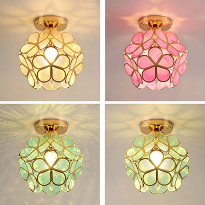 Lampada da soffitto Nordic Petal per corridoio | Luce elegante per corridoio e camera da letto