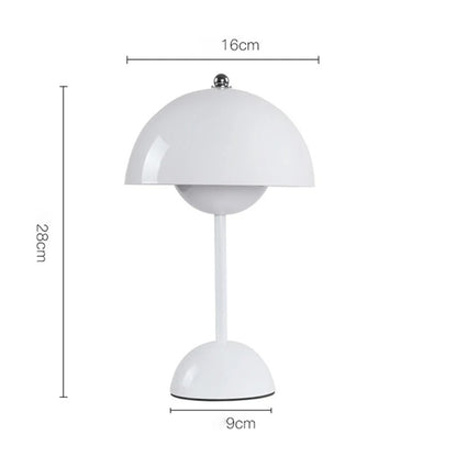 Pilz-Pod LED-Tischlampe | Wiederaufladbare Nachtlampe mit Touch-Steuerung