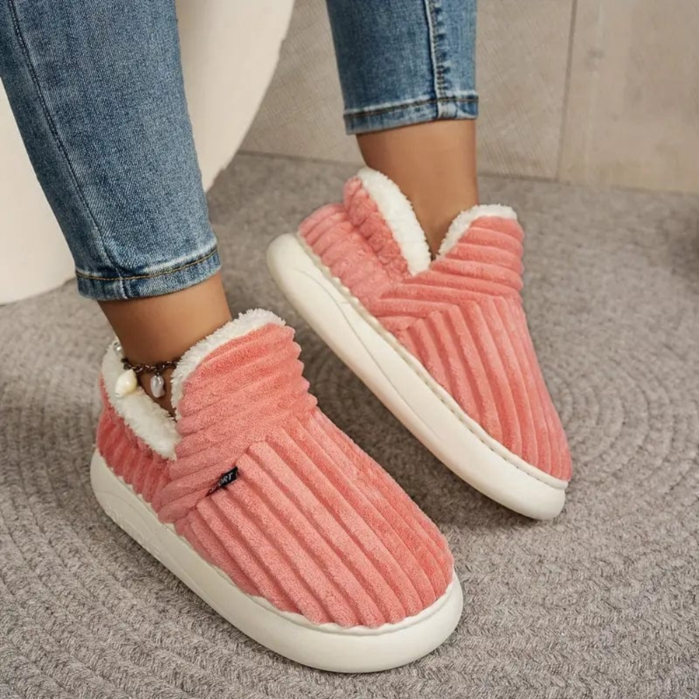 Men's Outdoor Plush Slippers Slip-On | Casual Footwear - Image 7
