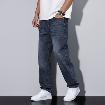 Men's Straight Leg Washed Jeans | Casual Wear - Image 15