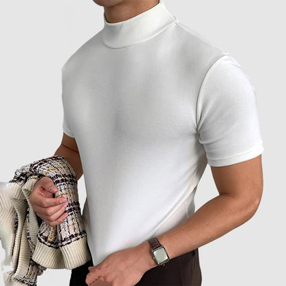 Men's Stretch T-Shirt Short Sleeve Luxurious | Casual Wear - Image 3