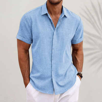 Men's Summer Shirt Casual Button-Up | Everyday Wear - Image 1