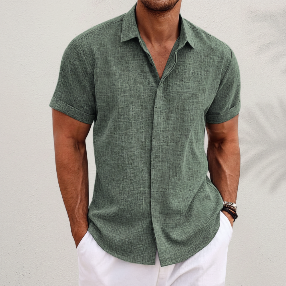 Men's Summer Shirt Casual Button-Up | Everyday Wear - Image 3