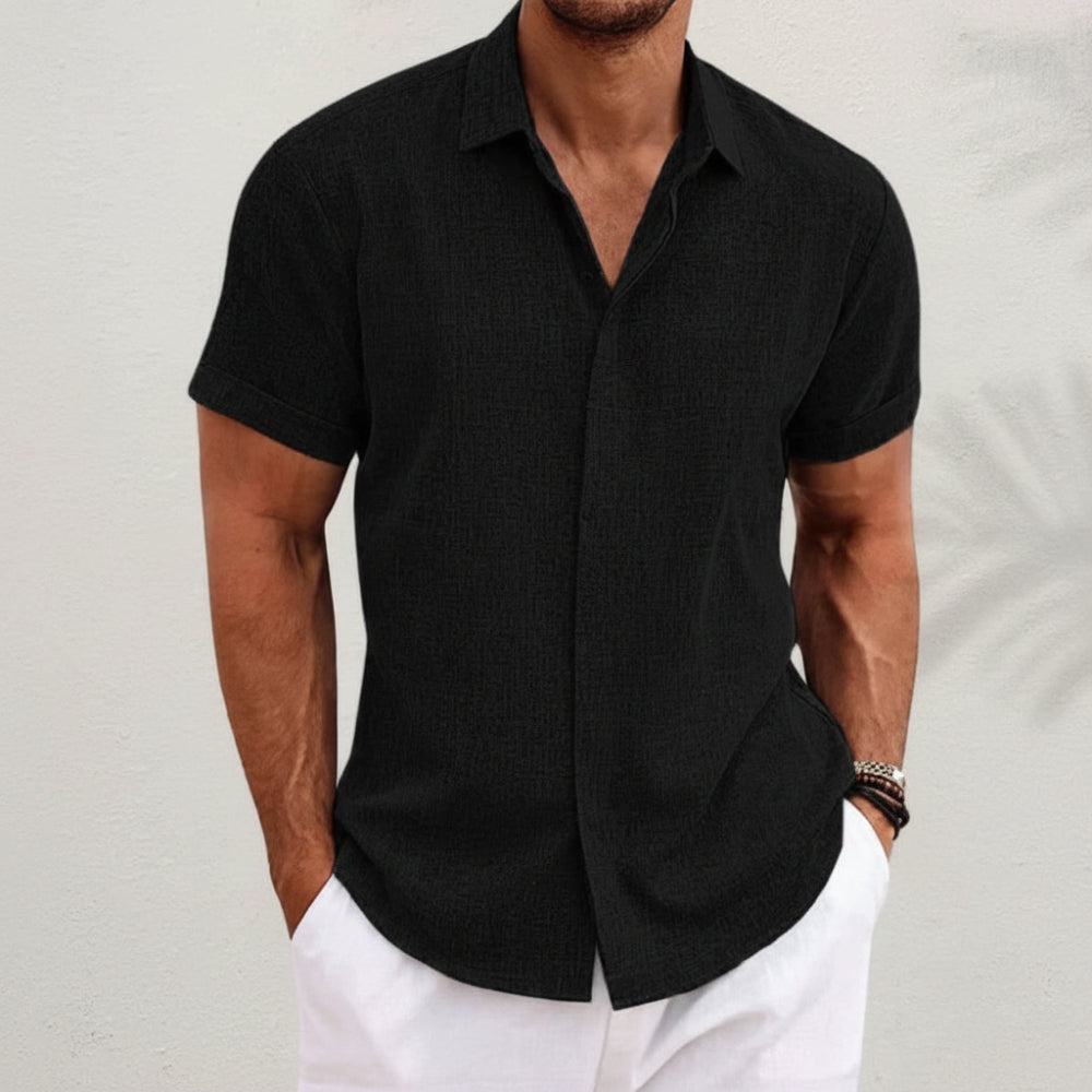 Men's Summer Shirt Casual Button-Up | Everyday Wear - Image 7