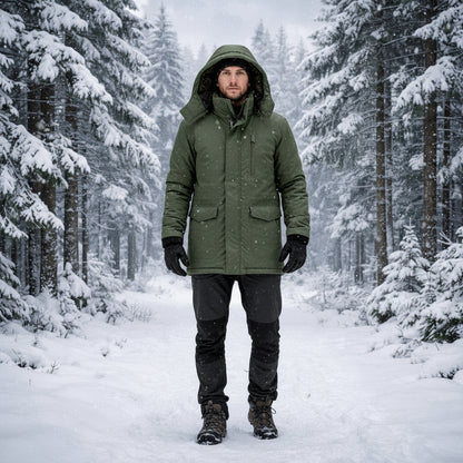 Chaqueta Invierno Hombre Aislante Capucha Outdoor