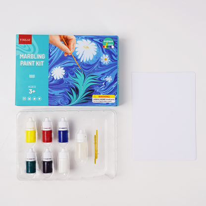 Mess Free Marbling Paint Kit Creative Fun Kids - Image 8