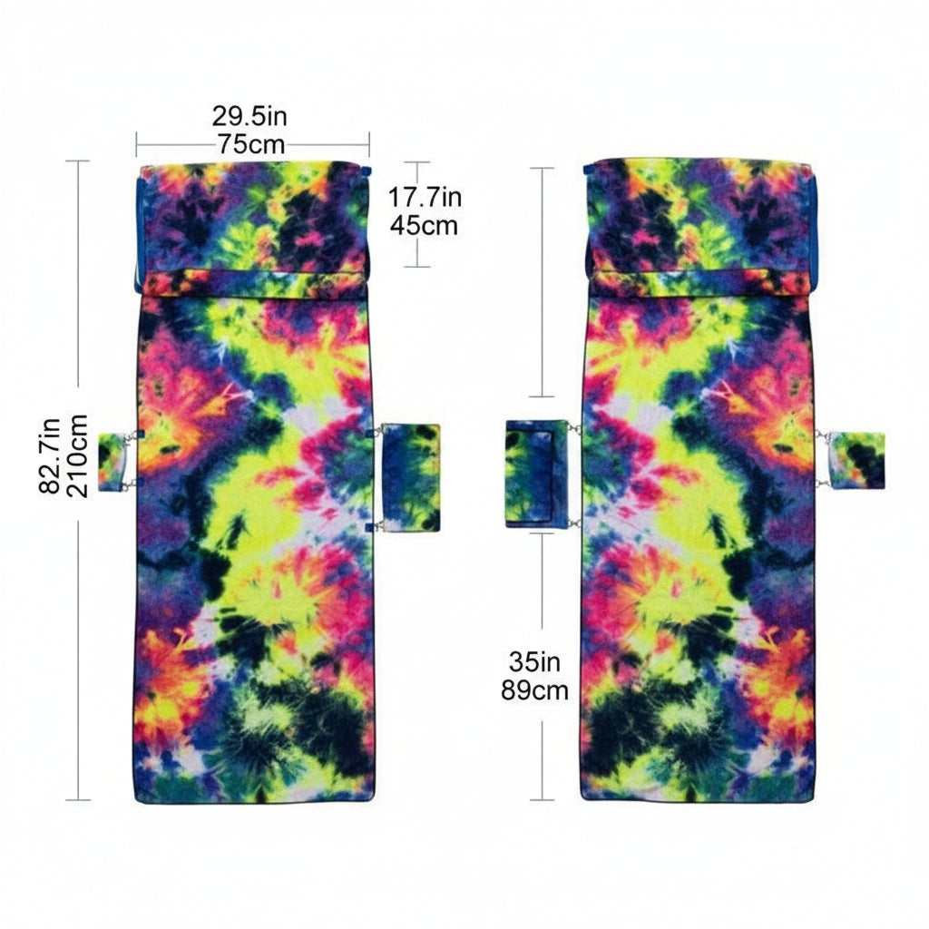 Microfiber Beach Towel Quick-Dry Oversized Beach Mat - Image 2