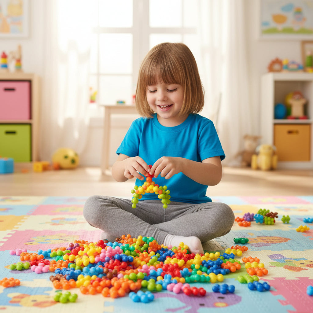 Montessori Building Blocks Creative Learning Fun Playtime - Image 1