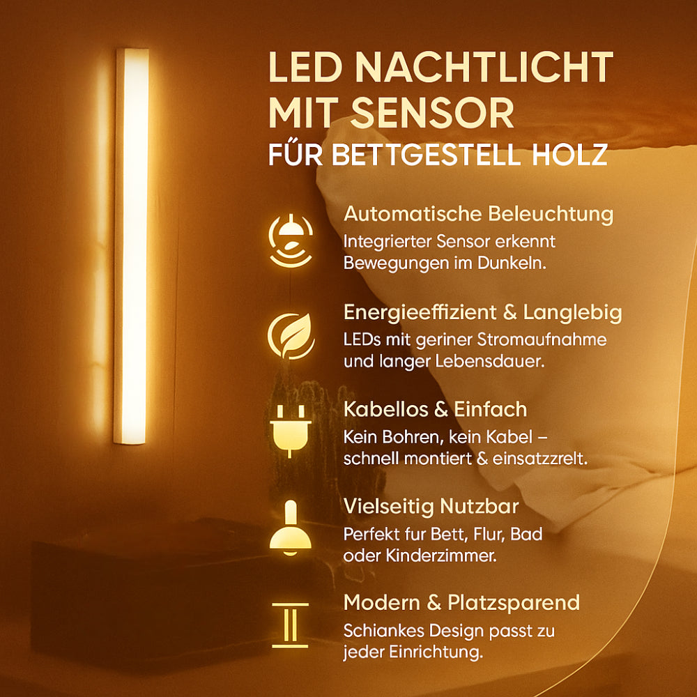 Motion Sensor Light for Wall Mounting, LED Night Light with Warm Glow - Image 4