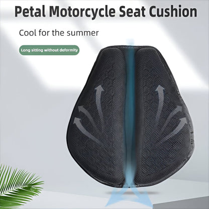 Motorcycle Seat Cushion Honeycomb Design Breathable Comfort - Image 6