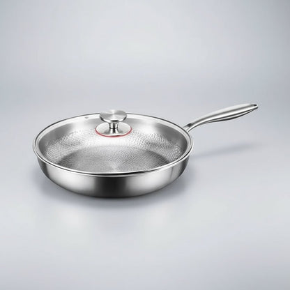 Non Stick Frying Pan Titanium Deep Skillet Lid - Image 1