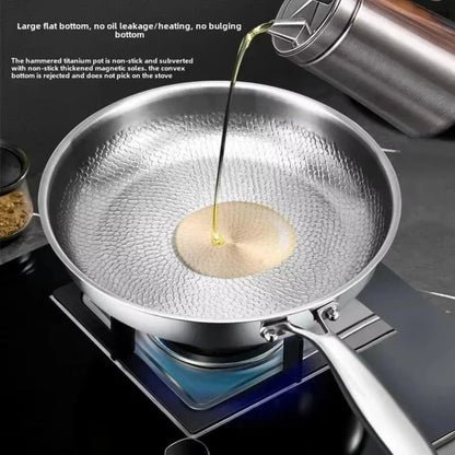Non Stick Frying Pan Titanium Deep Skillet Lid - Image 6