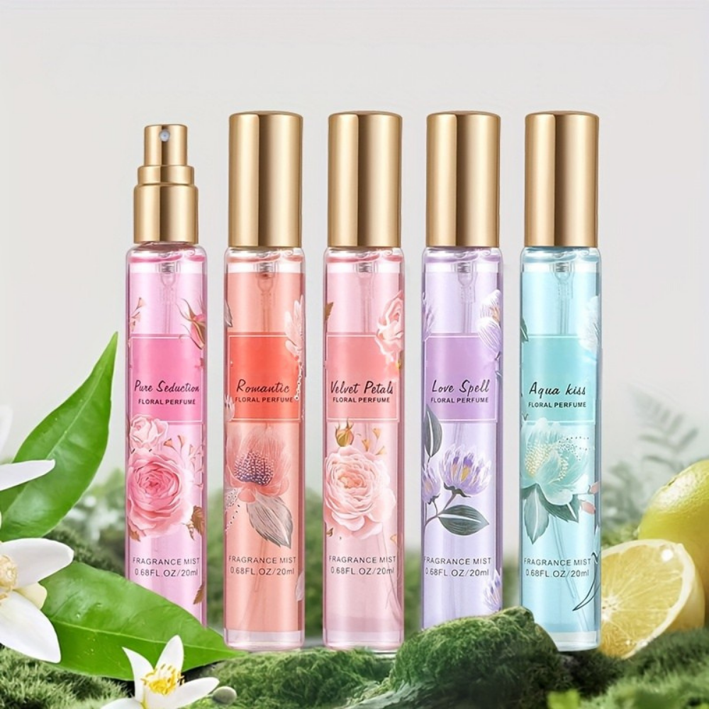 Conjunto de Spray de Perfume Floral para o Dia da Mãe, Tamanho de Viagem