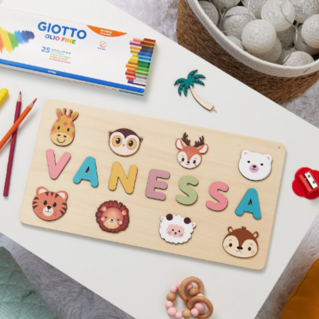 Personalized Puzzle Educational Toy Toddlers Name Puzzle - Image 25