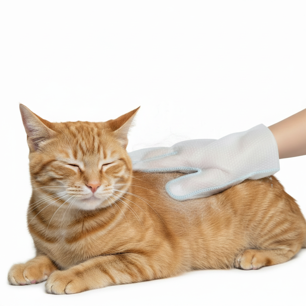 Pet Cleaning Gloves Disposable Pet Grooming Wipes Cats Dogs - Image 1