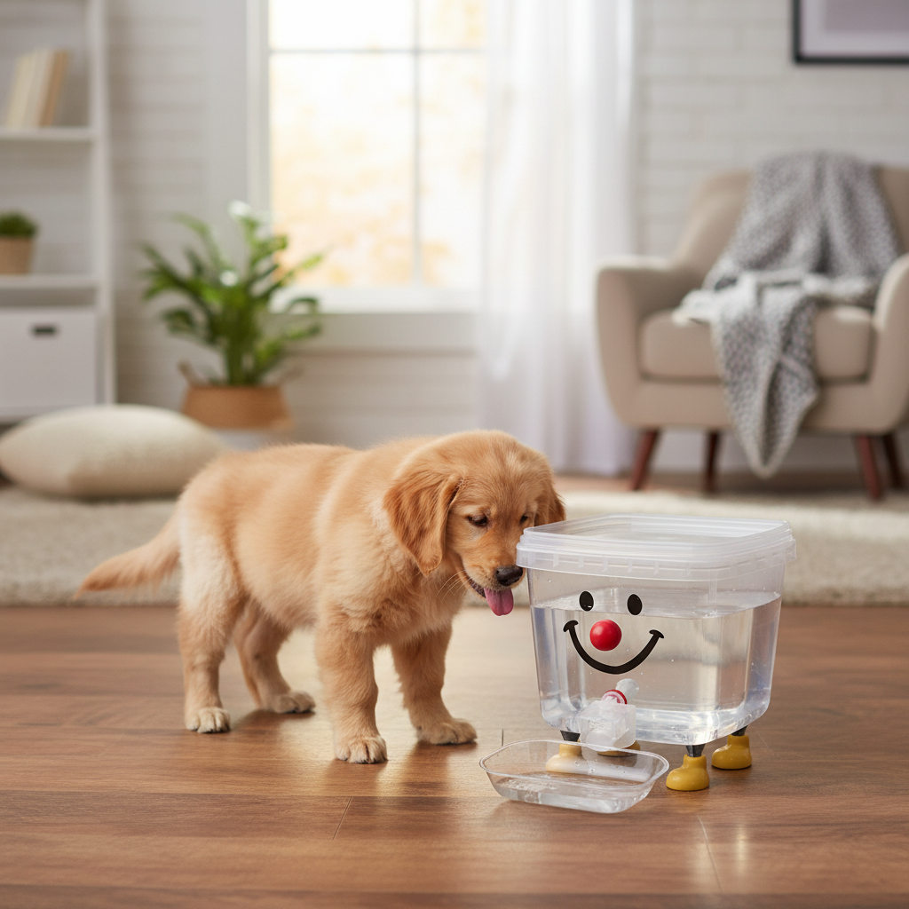 Pet Water Dispenser Fun Design Easy Access Bowl - Image 4