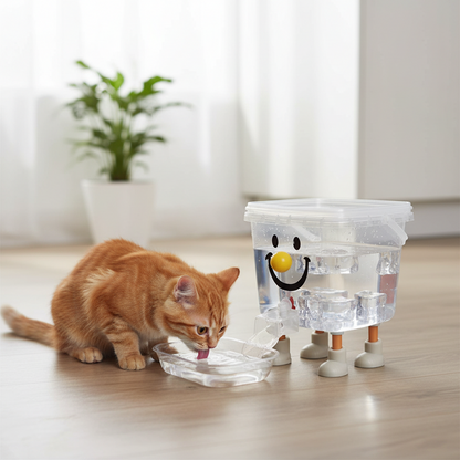 Pet Water Dispenser Fun Design Easy Access Bowl - Image 5