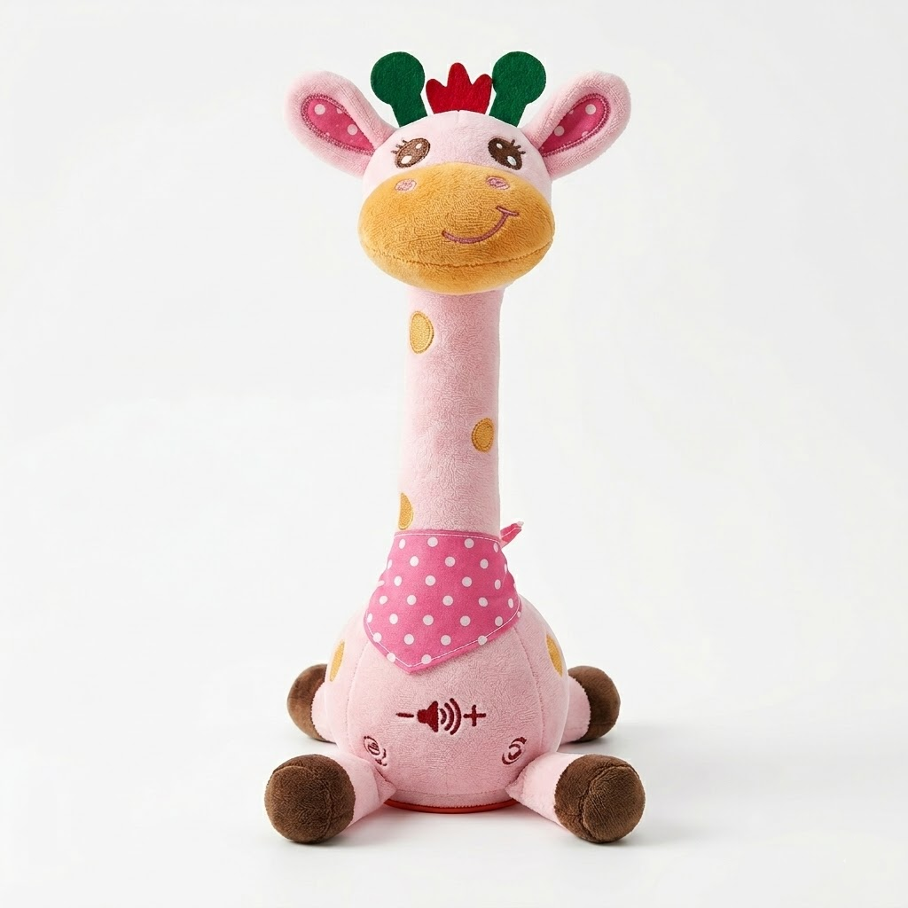 Plüschspielzeug Interaktive Singende Giraffe Kinder Musikalischer Begleiter