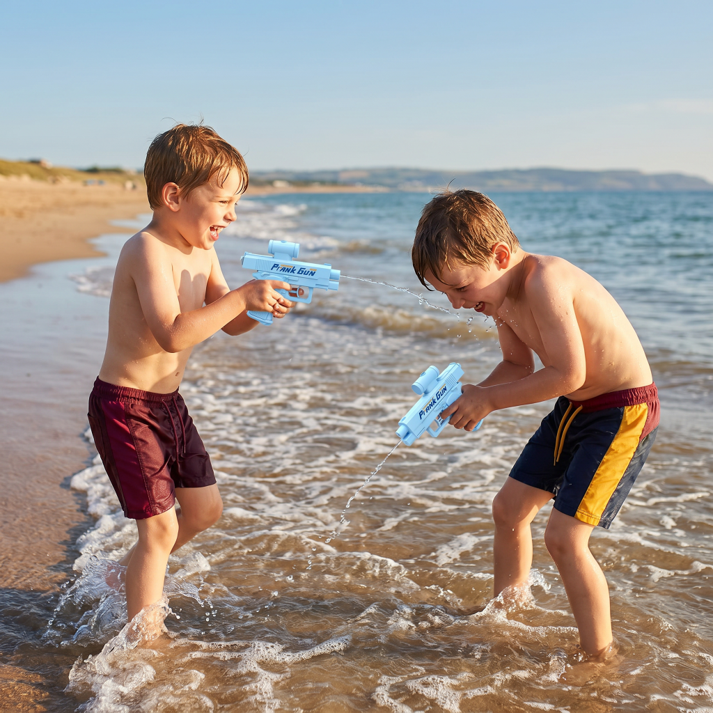Prank Water Gun Kids Toy Double Sided Splash Shooter - Image 1