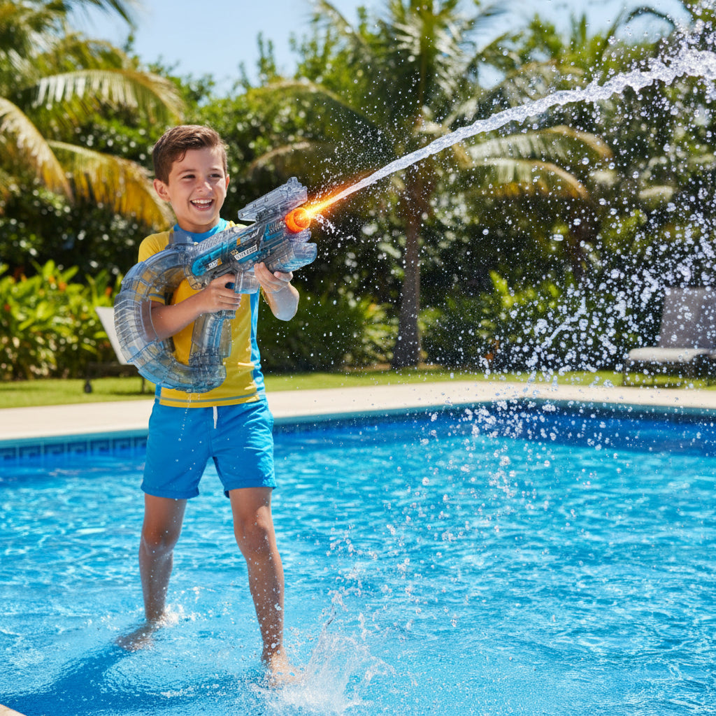 Prank Water Gun Kids Toy Fun Outdoor Play High Capacity - Image 4