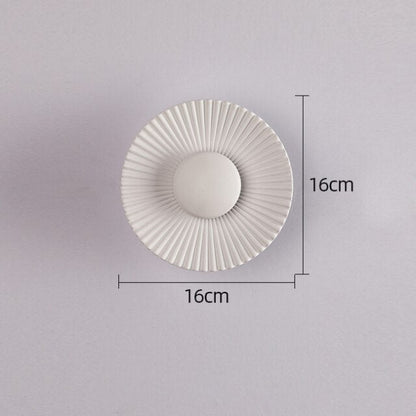 Hasna SunRay Wandleuchte | Modernes metallisches Sonnen-Design