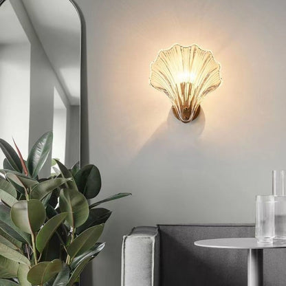 Marina Shell Glas-Wandleuchte | Moderne Art-Deco-Eleganz