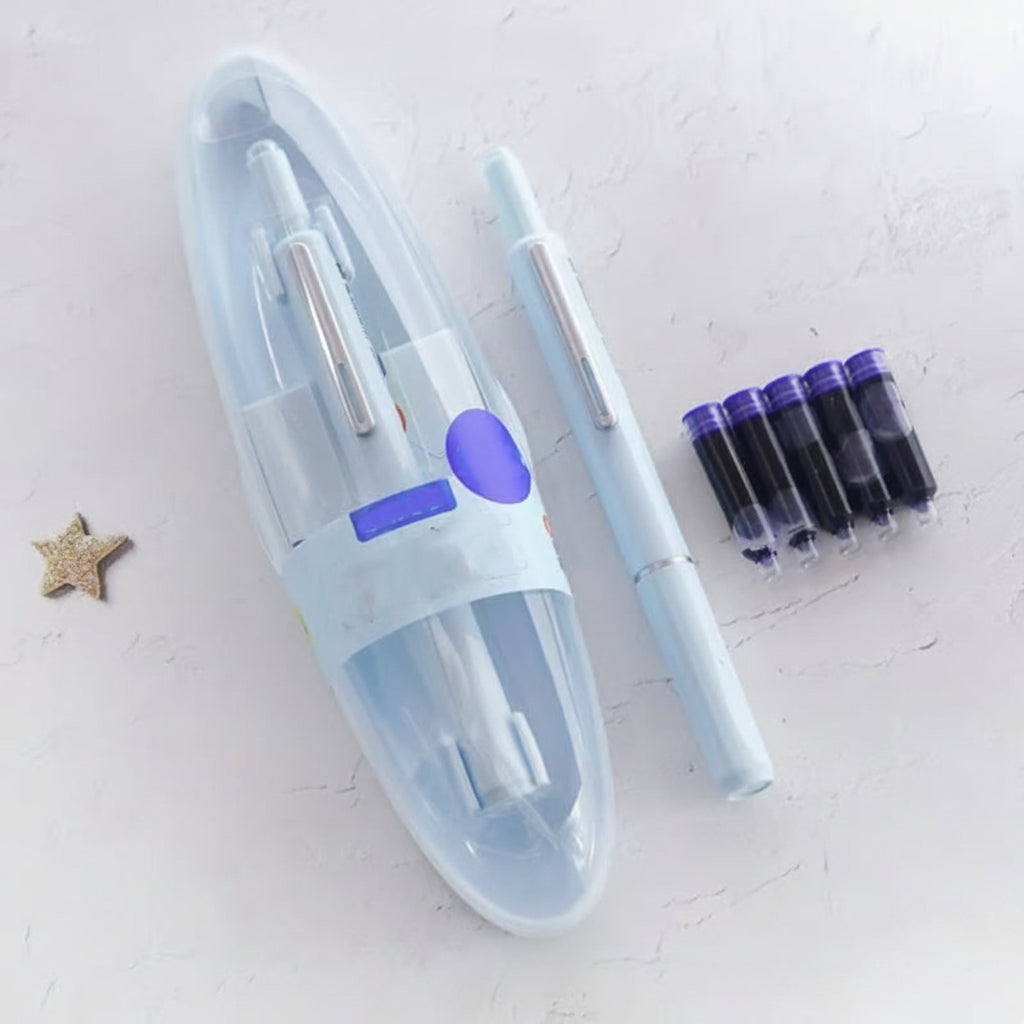 Smooth Writing Retractable Ergonomic Fountain Pen Office Use - Image 10