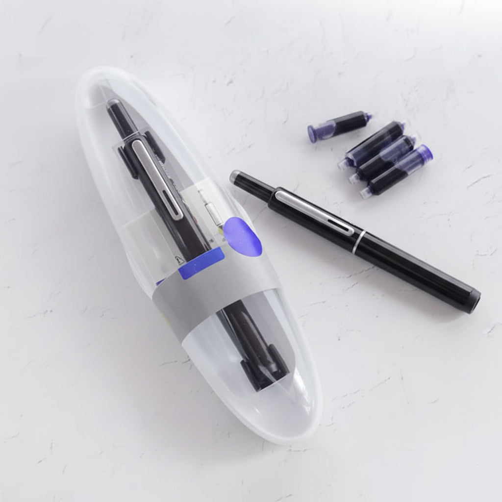 Smooth Writing Retractable Ergonomic Fountain Pen Office Use - Image 11