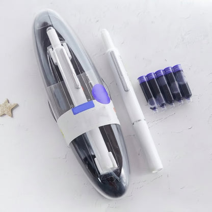 Smooth Writing Retractable Ergonomic Fountain Pen Office Use - Image 12