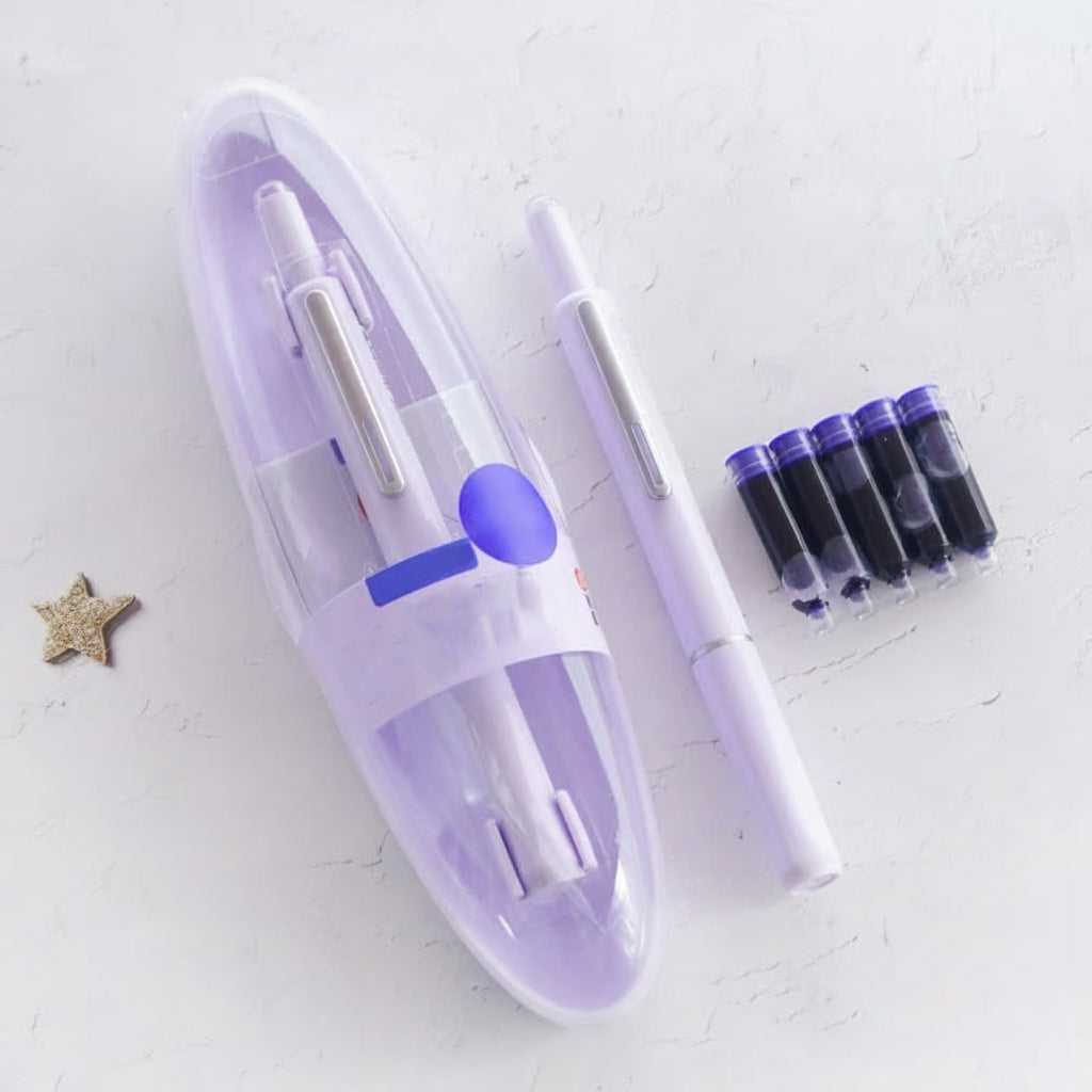 Smooth Writing Retractable Ergonomic Fountain Pen Office Use - Image 13
