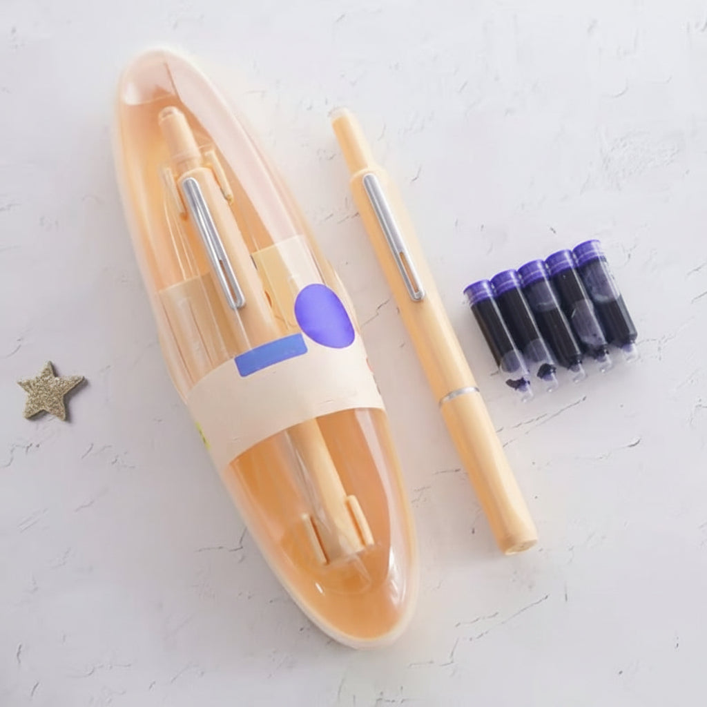 Smooth Writing Retractable Ergonomic Fountain Pen Office Use - Image 15