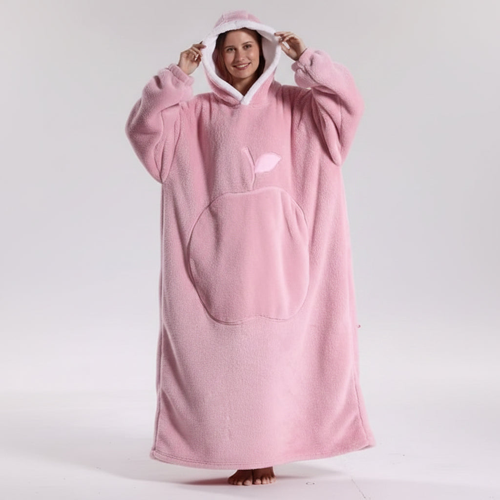 Snuggie Wearable Blanket Hooded Cozy Winter Hooded Throw - Image 5