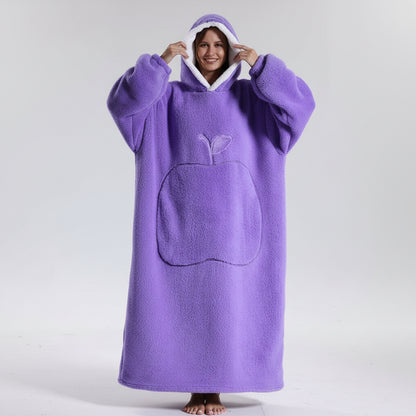 Snuggie Wearable Blanket Hooded Cozy Winter Hooded Throw - Image 7