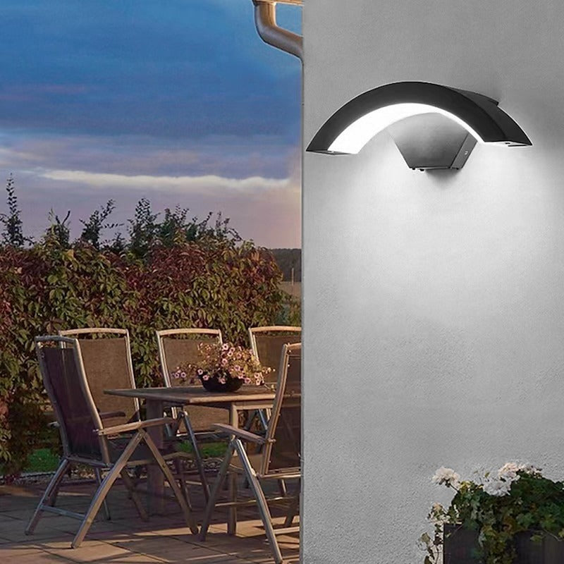 Moderne udendørs væglampe | IP65 vandtæt LED-armatur
