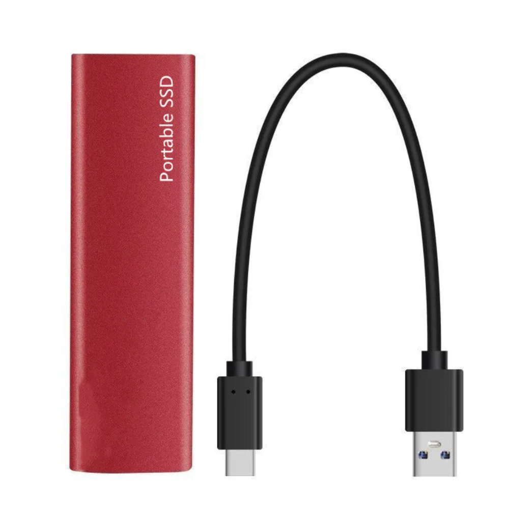 Disco Duro Externo Portátil SSD USB 3.2 Unidad de Almacenamiento Rápido