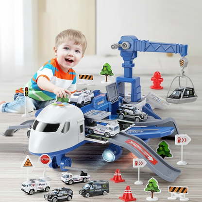 Transformable Airplane Playset Accessories Fun Playtime - Image 1